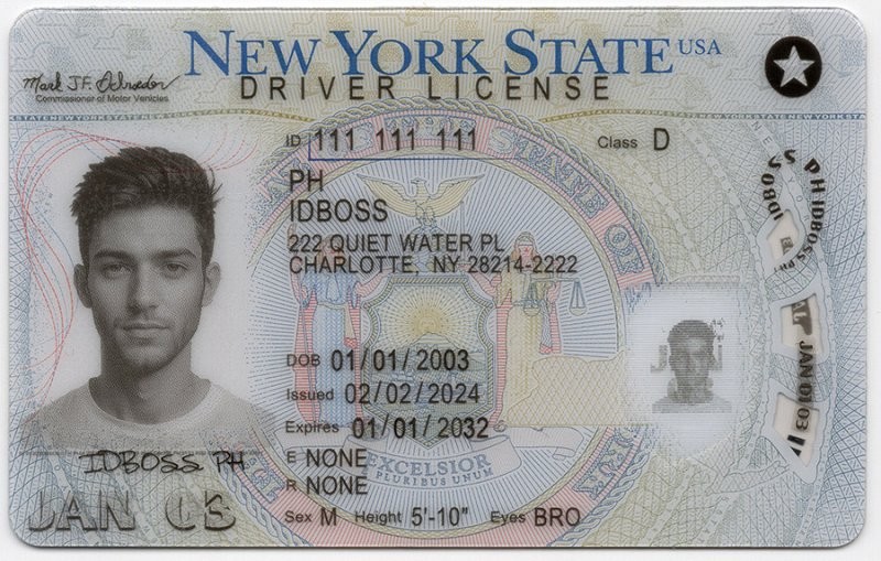 New York-NY Fake ID - United States Fake ID - High Quality Scannable Fake ID Card