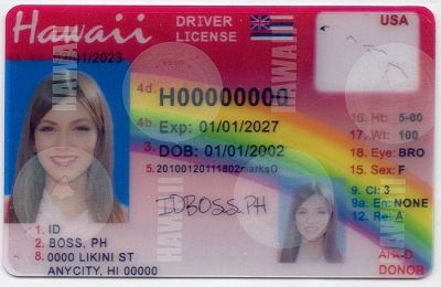 Hawaii Fake ID