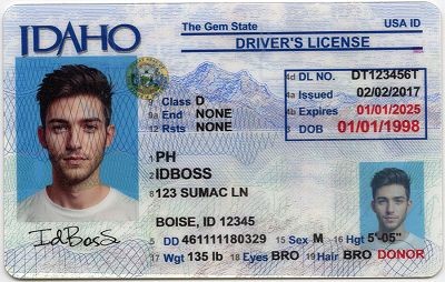 Idaho-ID Fake ID