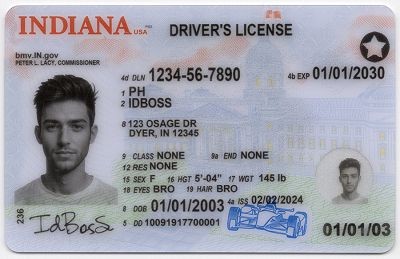 Indiana-IN Fake ID
