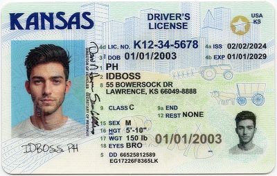 Kansas-KS Fake ID
