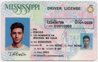 Mississippi-MS Fake ID