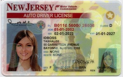 New Jersey Fake ID