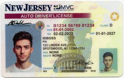 New Jersey-NJ Fake ID