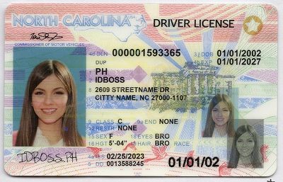 North Carolina Fake ID