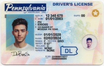 Pennsylvania-PA Fake ID